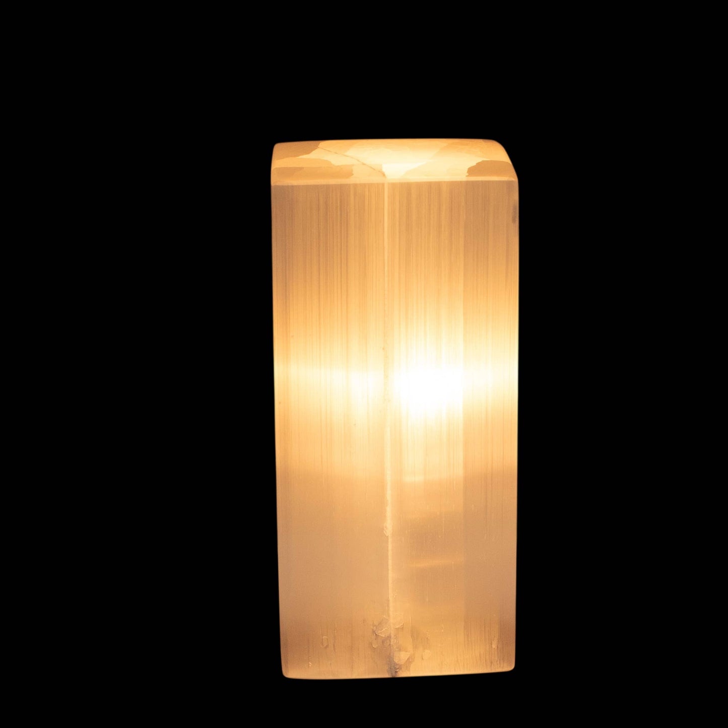 selenite table lamp