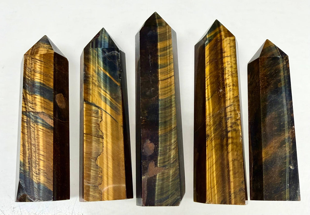 blue tiger’s eye towers