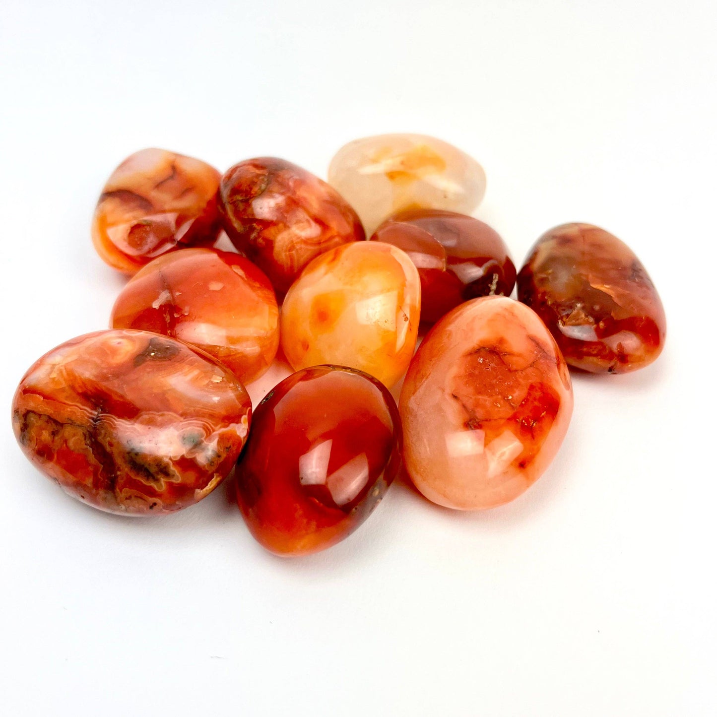 carnelian palm stone