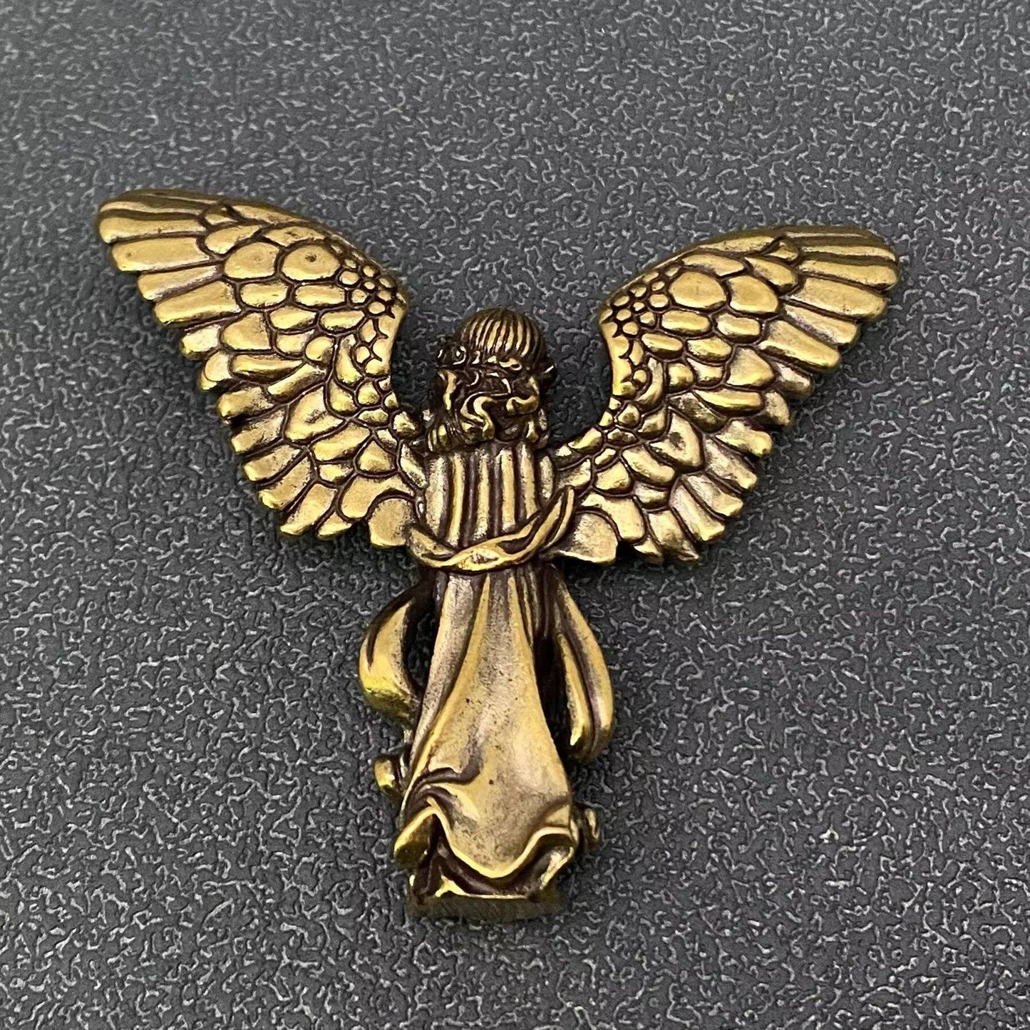 brass angel figurine