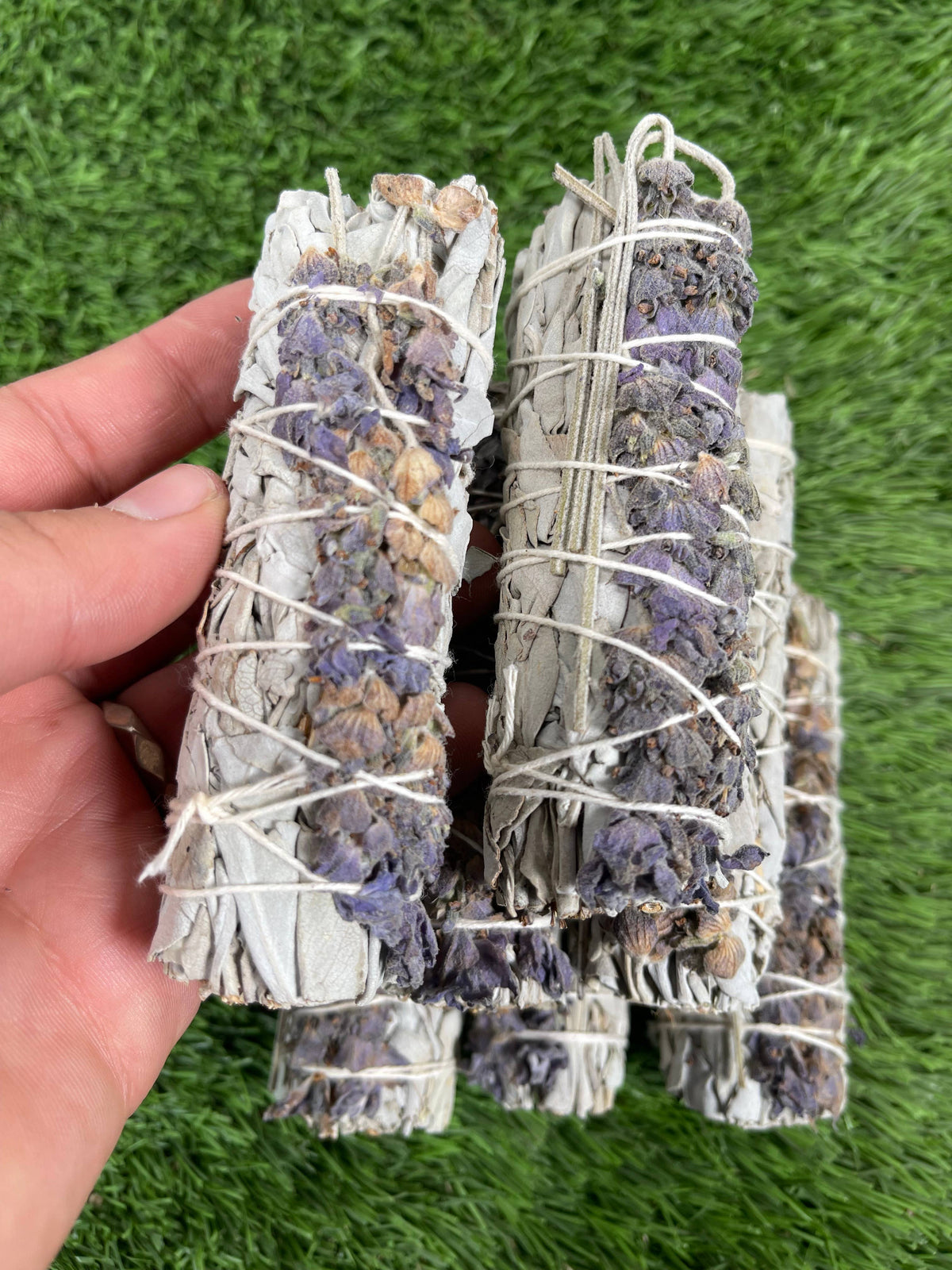 white sage and lavender herb bundle