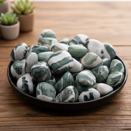 green sardonyx tumbles