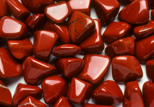 red jasper tumbles