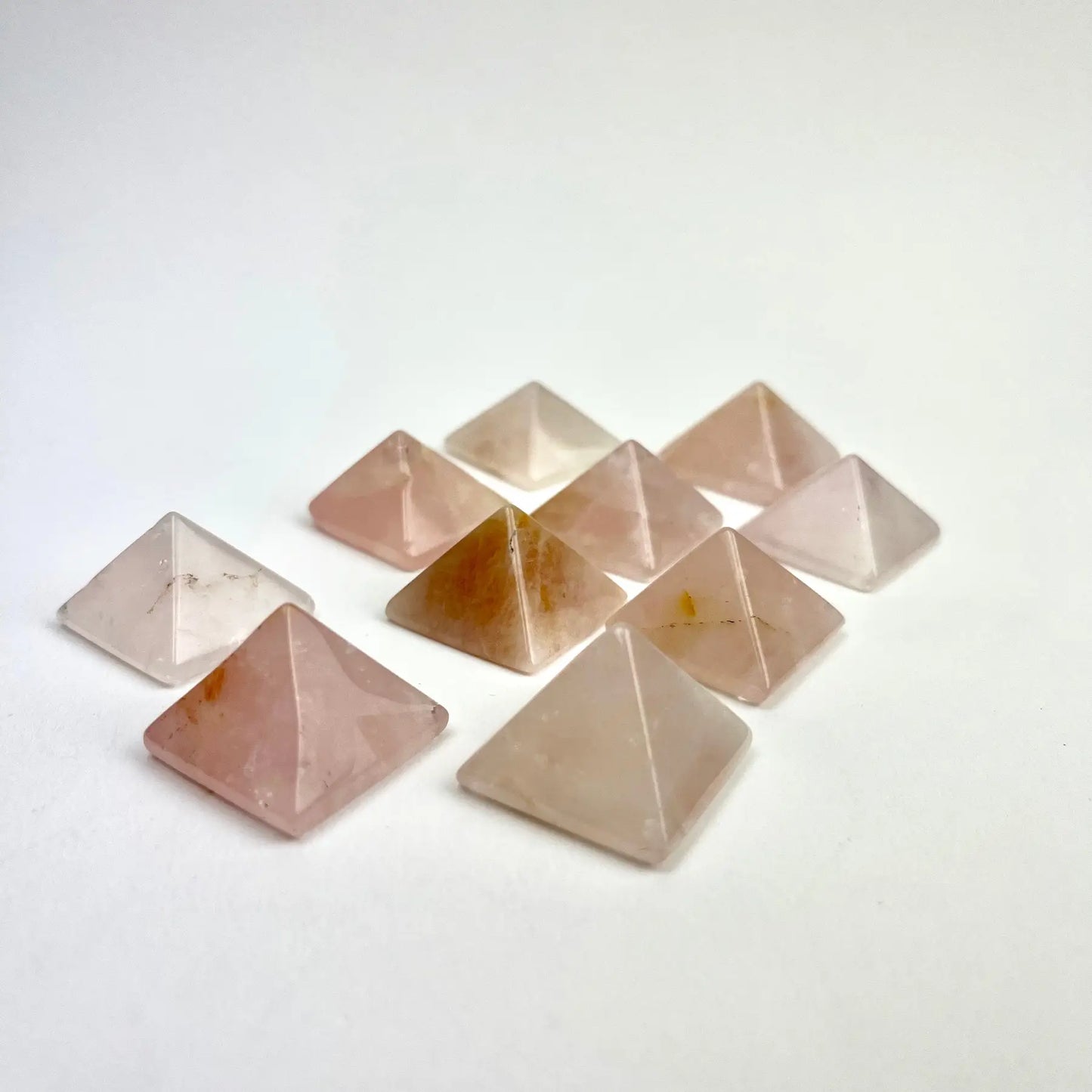 rose quartz pyramid