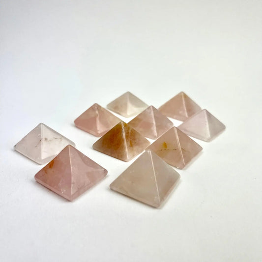 rose quartz pyramid