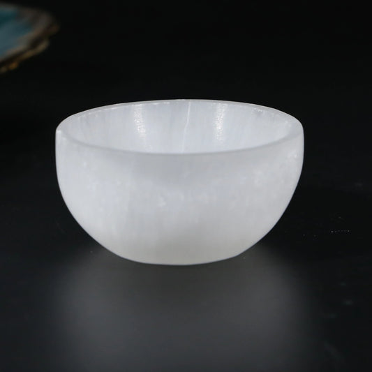 4-inch diameter selenite bowl
