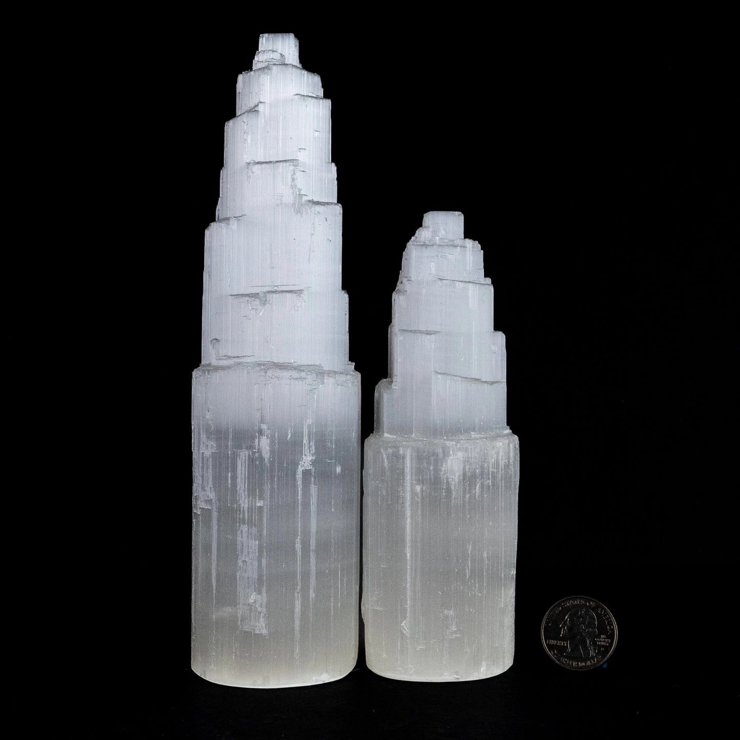 selenite (raw) towers