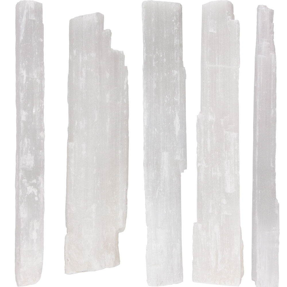 selenite wands (raw)