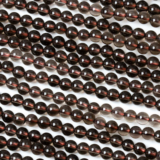 smoky quartz bracelet (8mm beads)