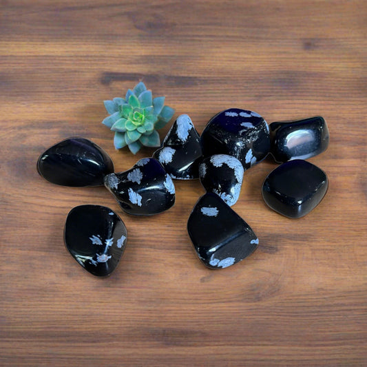 snowflake obsidian tumbles