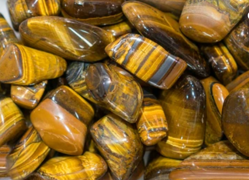 tiger's eye tumbles