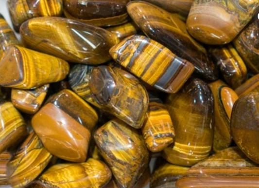 tiger's eye tumbles