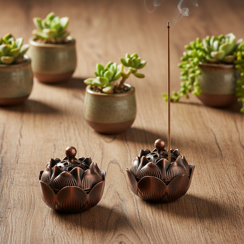 lotus mini-incense burner