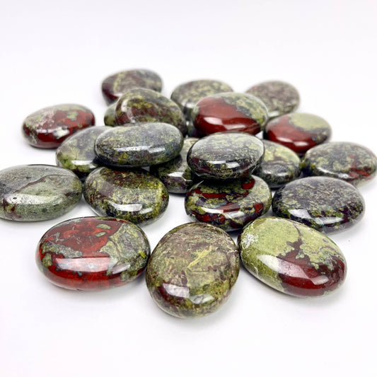 dragon blood stone palm stone